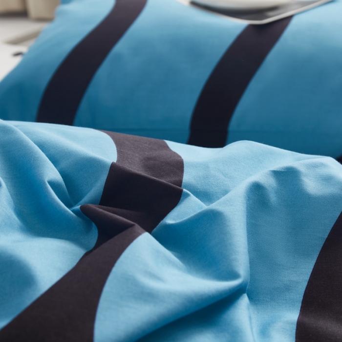 91家纺网 家纺一手货源 找家纺 怡家居 2022新款直播供货全棉印花四件套三 梵音-蓝