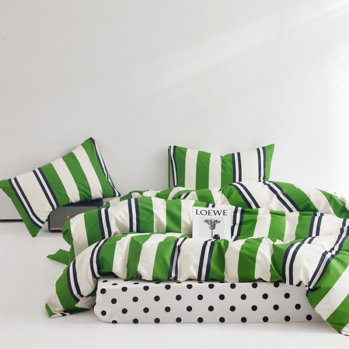 91家纺网 家纺一手货源 找家纺 怡家居 2022新款直播供货全棉印花四件套三 绿洲