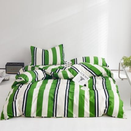 怡家居 2022新款直播供货全棉印花四件套三 绿洲