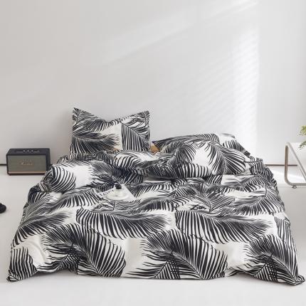 怡家居 2022新款直播供货全棉印花四件套三 秋叶