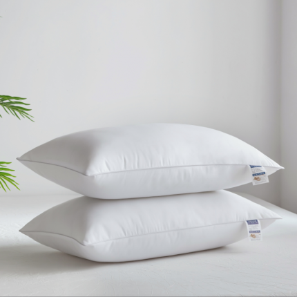 荣运枕业 酒店枕芯纯白枕头高弹纤维枕赠品