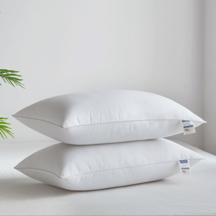 91家纺网 家纺一手货源 找家纺 荣运枕业 酒店枕芯纯白枕头高弹纤维枕赠品