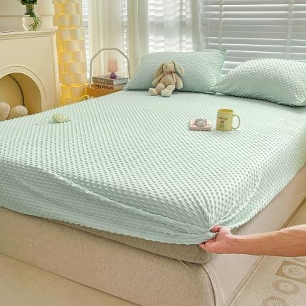 91家纺网 家纺一手货源 找家纺 （总）梦家居 2022新款豆豆绒单床笠