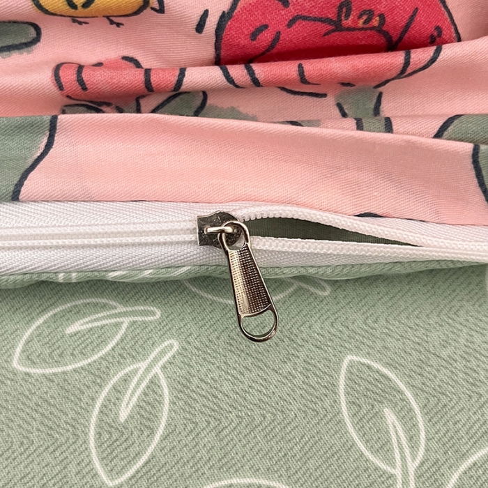 91家纺网 家纺一手货源 找家纺 金丝鸟 2023春夏新品40s全棉13070花卉四件套 馥郁