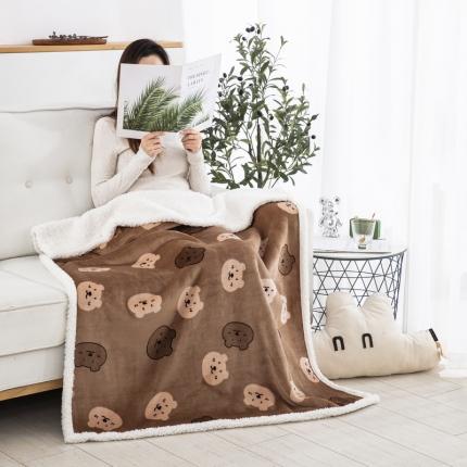 91家纺网 家纺一手货源 找家纺 （总）舒梦琪 2023爆款冬季加厚绒毯披肩毯午睡毛毯