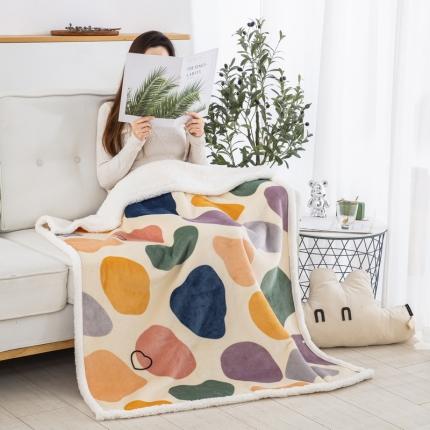 91家纺网 家纺一手货源 找家纺 （总）舒梦琪 2023爆款冬季加厚绒毯披肩毯午睡毛毯