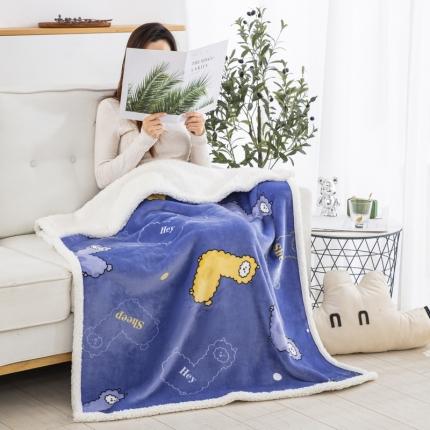 91家纺网 家纺一手货源 找家纺 （总）舒梦琪 2023爆款冬季加厚绒毯披肩毯午睡毛毯