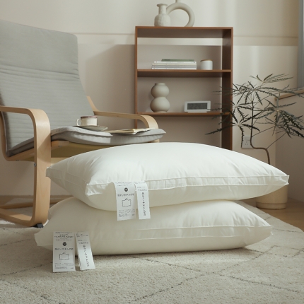 91家纺网 家纺一手货源 找家纺 2025新款 出口原单系列 酒店休闲舒适枕芯慢回弹枕头