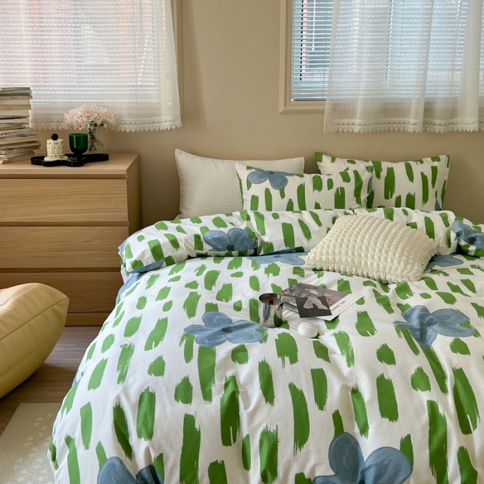 91家纺网 家纺一手货源 找家纺 时年 2023新款全棉小可爱系列四件套 贝拉