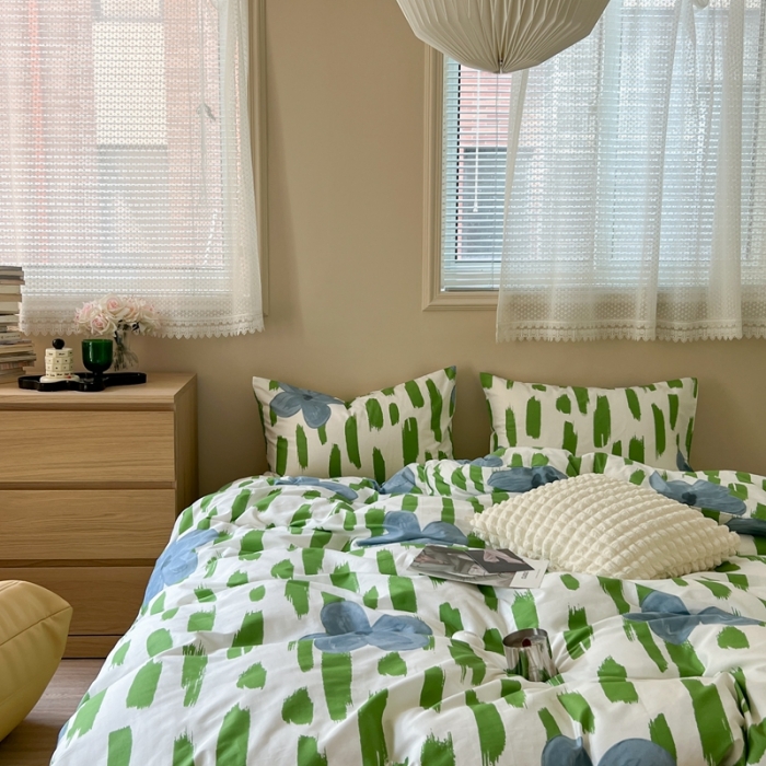 91家纺网 家纺一手货源 找家纺 时年 2023新款全棉小可爱系列四件套 贝拉