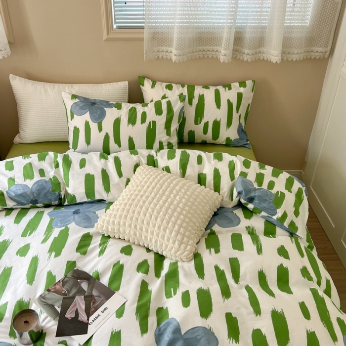 91家纺网 家纺一手货源 找家纺 时年 2023新款全棉小可爱系列四件套 贝拉