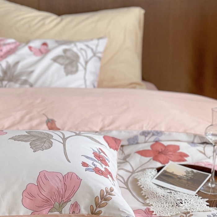 91家纺网 家纺一手货源 找家纺 时年 2023新款全棉小可爱系列四件套 丹青