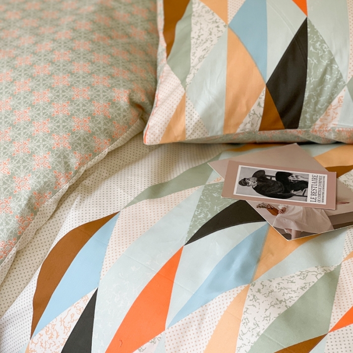 91家纺网 家纺一手货源 找家纺 时年 2023新款全棉小可爱系列四件套 青春故事