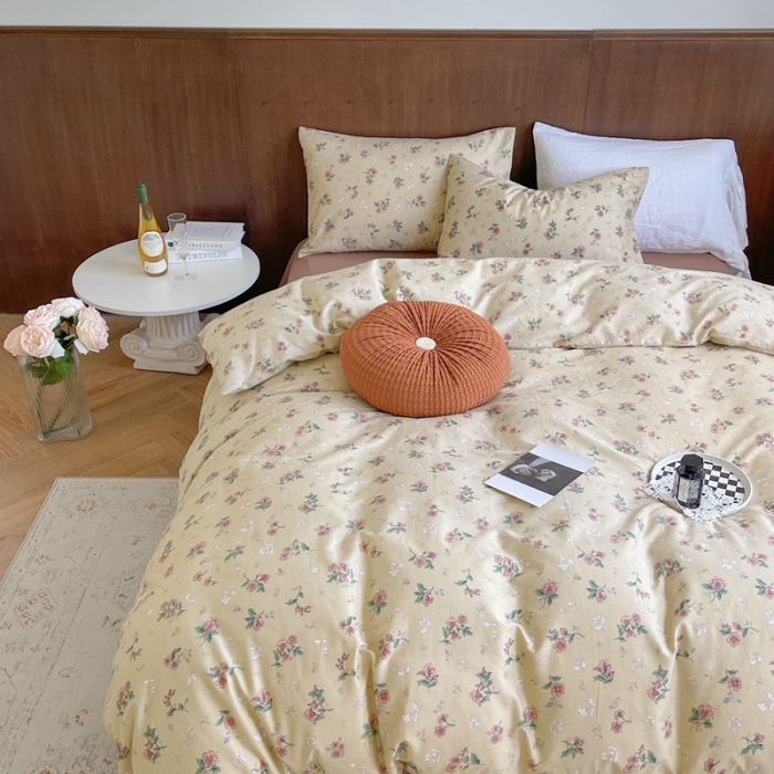 91家纺网 家纺一手货源 找家纺 时年 2023新款全棉小可爱系列四件套 西西里