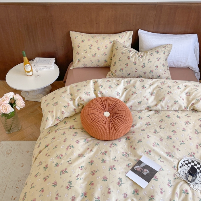 91家纺网 家纺一手货源 找家纺 时年 2023新款全棉小可爱系列四件套 西西里