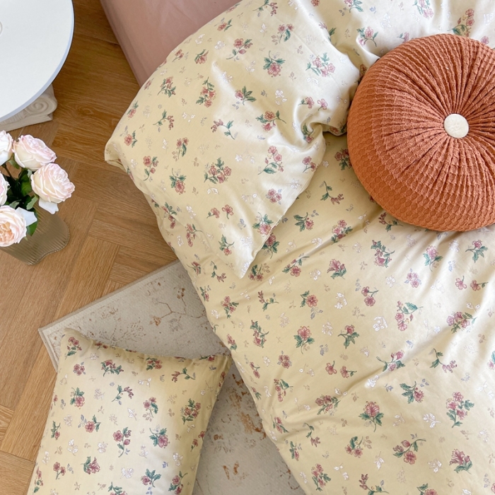 91家纺网 家纺一手货源 找家纺 时年 2023新款全棉小可爱系列四件套 西西里