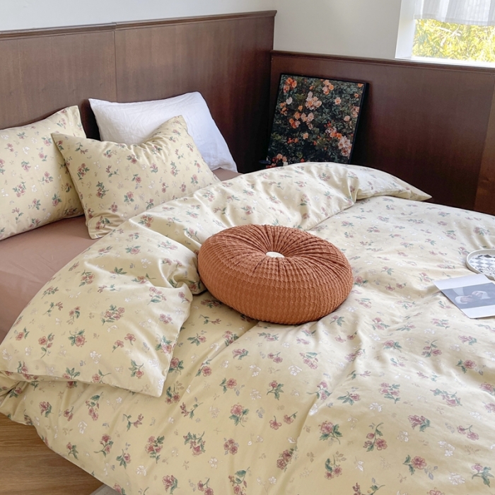 91家纺网 家纺一手货源 找家纺 时年 2023新款全棉小可爱系列四件套 西西里