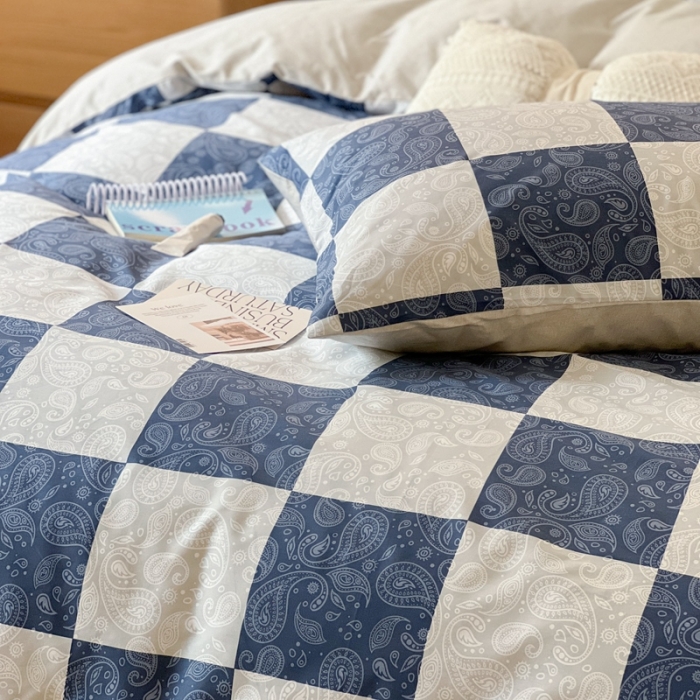 91家纺网 家纺一手货源 找家纺 时年 2023新款全棉小可爱系列四件套 祥云图