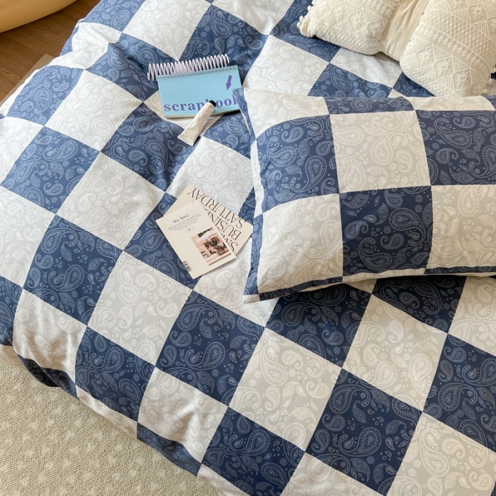 91家纺网 家纺一手货源 找家纺 时年 2023新款全棉小可爱系列四件套 祥云图