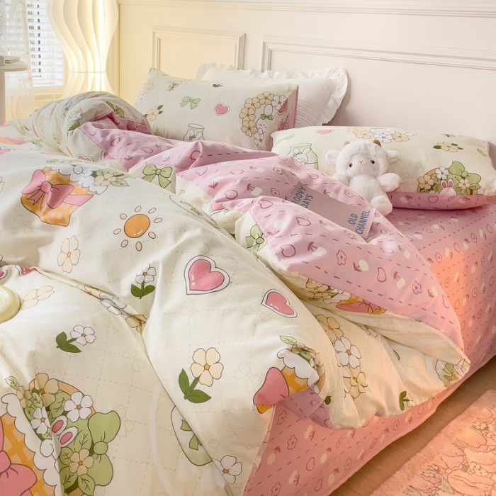 91家纺网 家纺一手货源 找家纺 （总）感遇2022新款全棉印花四件套系列