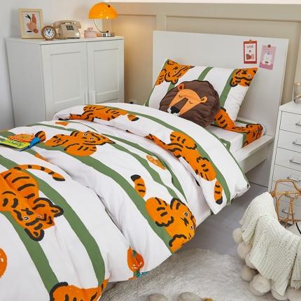 91家纺网 家纺一手货源 找家纺 （总）金丝鸟 2022新款全棉斜纹13370三件套