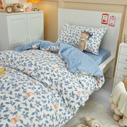 91家纺网 家纺一手货源 找家纺 （总）金丝鸟 2022新款全棉斜纹13370三件套