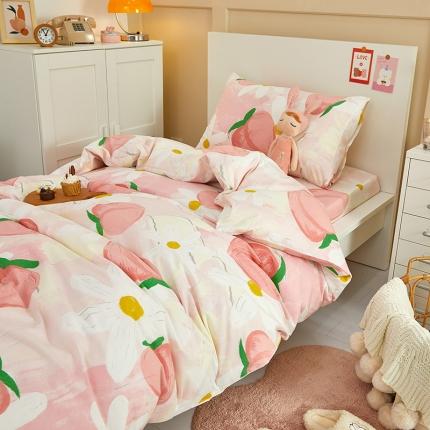 91家纺网 家纺一手货源 找家纺 （总）金丝鸟 2022新款全棉斜纹13370三件套