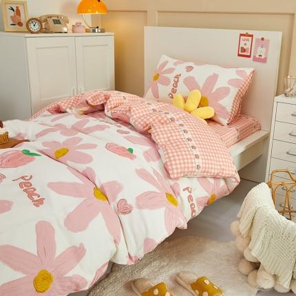 91家纺网 家纺一手货源 找家纺 （总）金丝鸟 2022新款全棉斜纹13370三件套