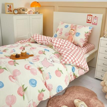 91家纺网 家纺一手货源 找家纺 （总）金丝鸟 2022新款全棉斜纹13370三件套