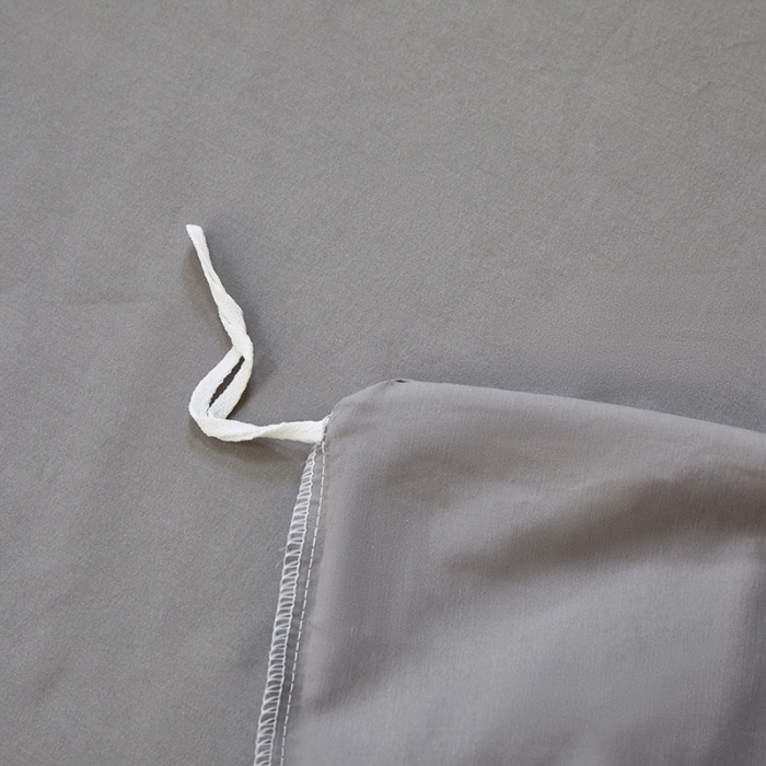 91家纺网 家纺一手货源 找家纺 怡家居 2022新款全棉100支磨毛四件套 铂金灰