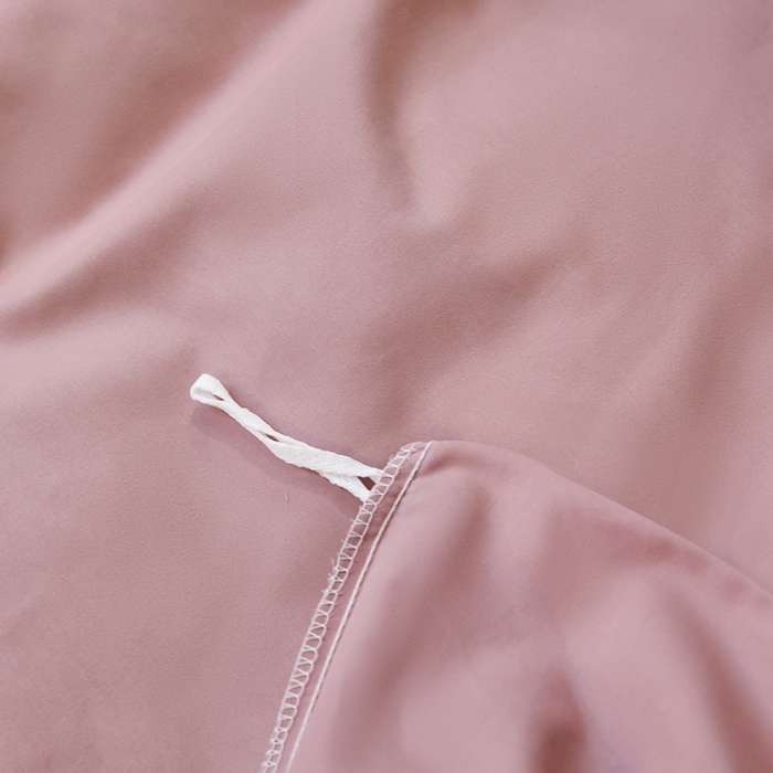 91家纺网 家纺一手货源 找家纺 怡家居 2022新款全棉100支磨毛四件套 藕粉