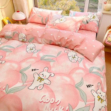 91家纺网 家纺一手货源 找家纺 总 瑞莱2023春夏新款13372全棉印花四件套-卡通系列（上新）