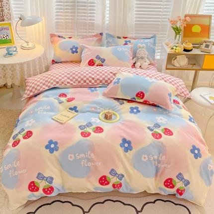 91家纺网 家纺一手货源 找家纺 （总）文黛 2025新款植物羊绒-单被套场景一