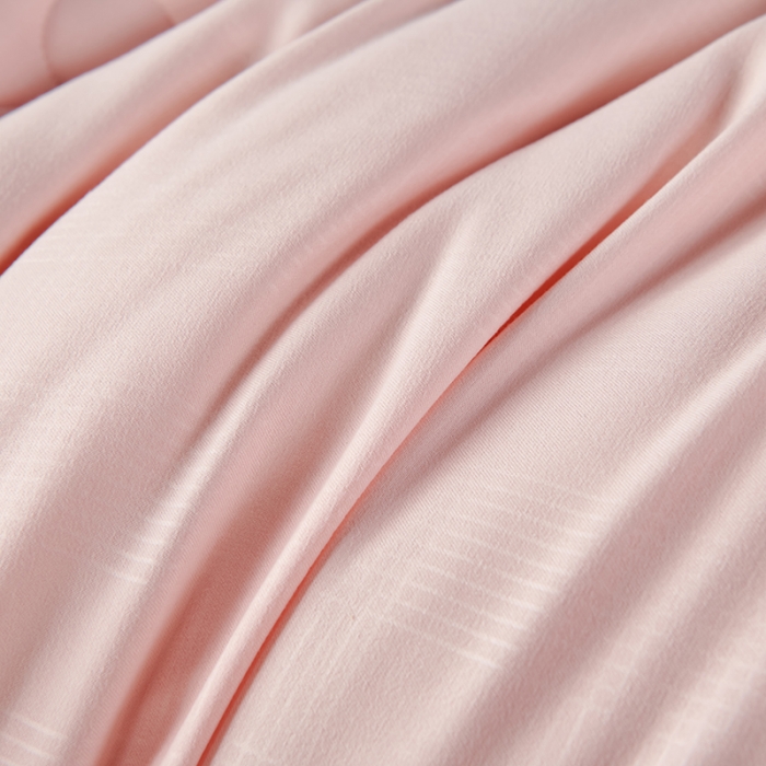 91家纺网 家纺一手货源 找家纺 丽卡家纺2023新款金豆刺绣款大豆子母被 粉色