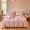 91家纺网 家纺一手货源 找家纺 婳庭家居 2023新款加厚牛奶绒绣球款四件套 绣球-浅粉