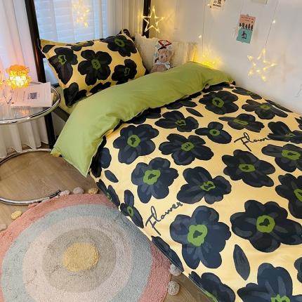 91家纺网 家纺一手货源 找家纺 （总）贝扬思2023款亲肤棉美棉芦荟棉学生宿舍床三四件套