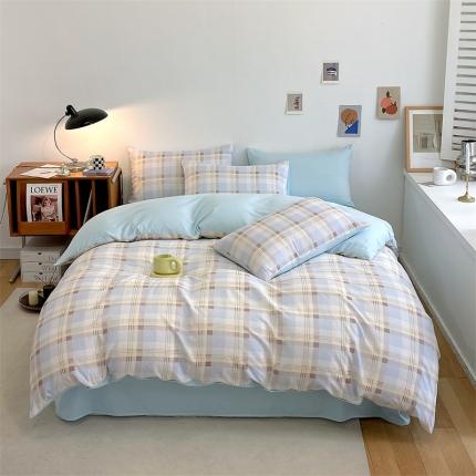 91家纺网 家纺一手货源 找家纺 （总）798 2023新款全棉无印风系列四件套