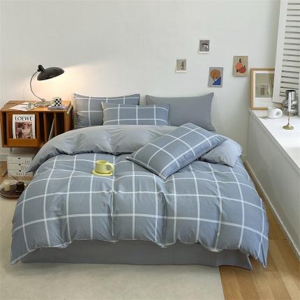 91家纺网 家纺一手货源 找家纺 （总）798 2023新款全棉无印风系列四件套