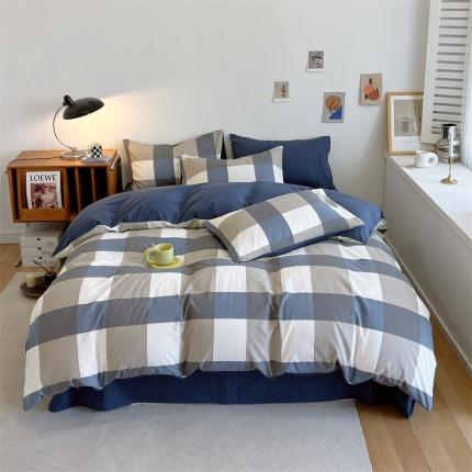 91家纺网 家纺一手货源 找家纺 （总）798 2023新款全棉无印风系列单品被套