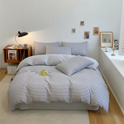 91家纺网 家纺一手货源 找家纺 （总）798 2023新款全棉无印风系列单品被套