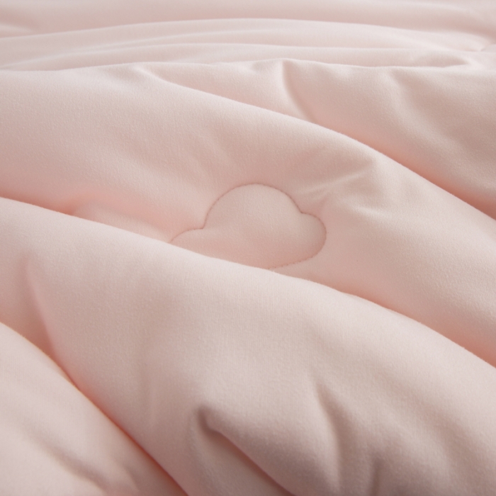 91家纺网 家纺一手货源 找家纺 佳居缘2023新款AB双拼糯糯元气奶盖懒人被 草莓奶芙-粉黄