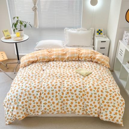 91家纺网 家纺一手货源 找家纺 (总)清雅福 2023春夏新品全棉13372印花系列单品被套