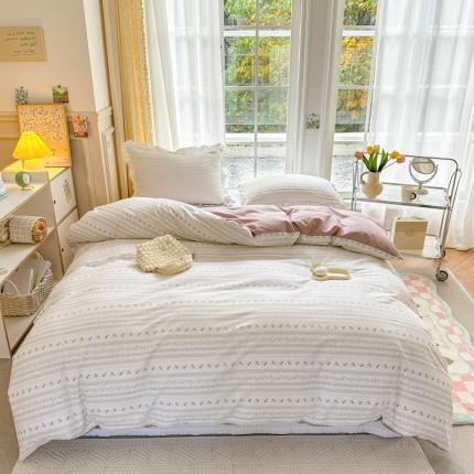 91家纺网 家纺一手货源 找家纺 (总)清雅福 2023春夏新品全棉13372印花系列单品被套