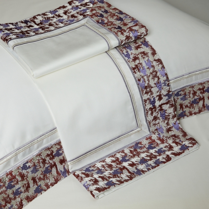 91家纺网 家纺一手货源 找家纺 （总）缔缦 2023新款高端100s长绒棉刺绣四件套-雅典娜