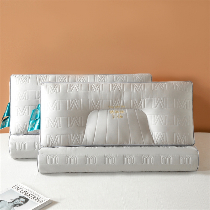 91家纺网 家纺一手货源 找家纺 （总）爱来伊 2023新款天丝乳胶牵引颈椎修复脊椎枕头枕芯