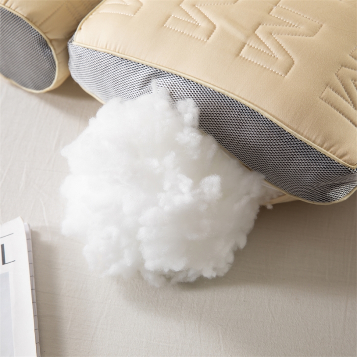 91家纺网 家纺一手货源 找家纺 爱来伊 2023新款乳胶牵引枕头 尊贵黄