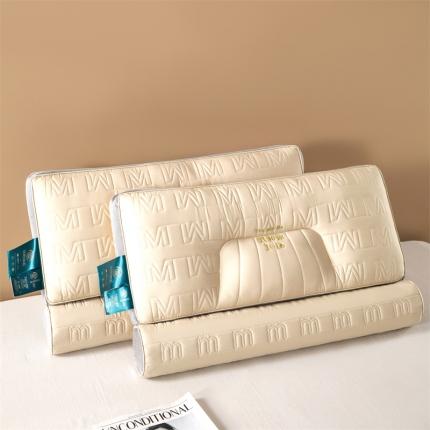 爱来伊 2023新款乳胶牵引枕头 尊贵黄