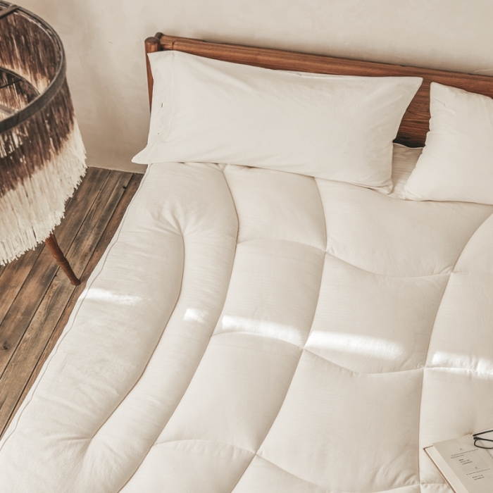 91家纺网 家纺一手货源 找家纺 （总）安莱生活 2023新款原棉大豆床褥软床垫