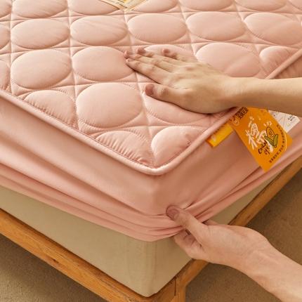 给笠 2023新款玉米纤维床笠 方圆-淡粉