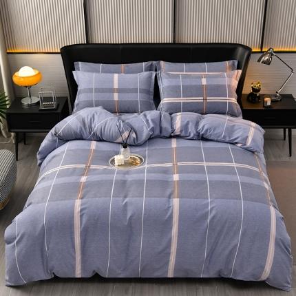 91家纺网 家纺一手货源 找家纺 润淳 2025新款全棉磨毛单被套时光旅行